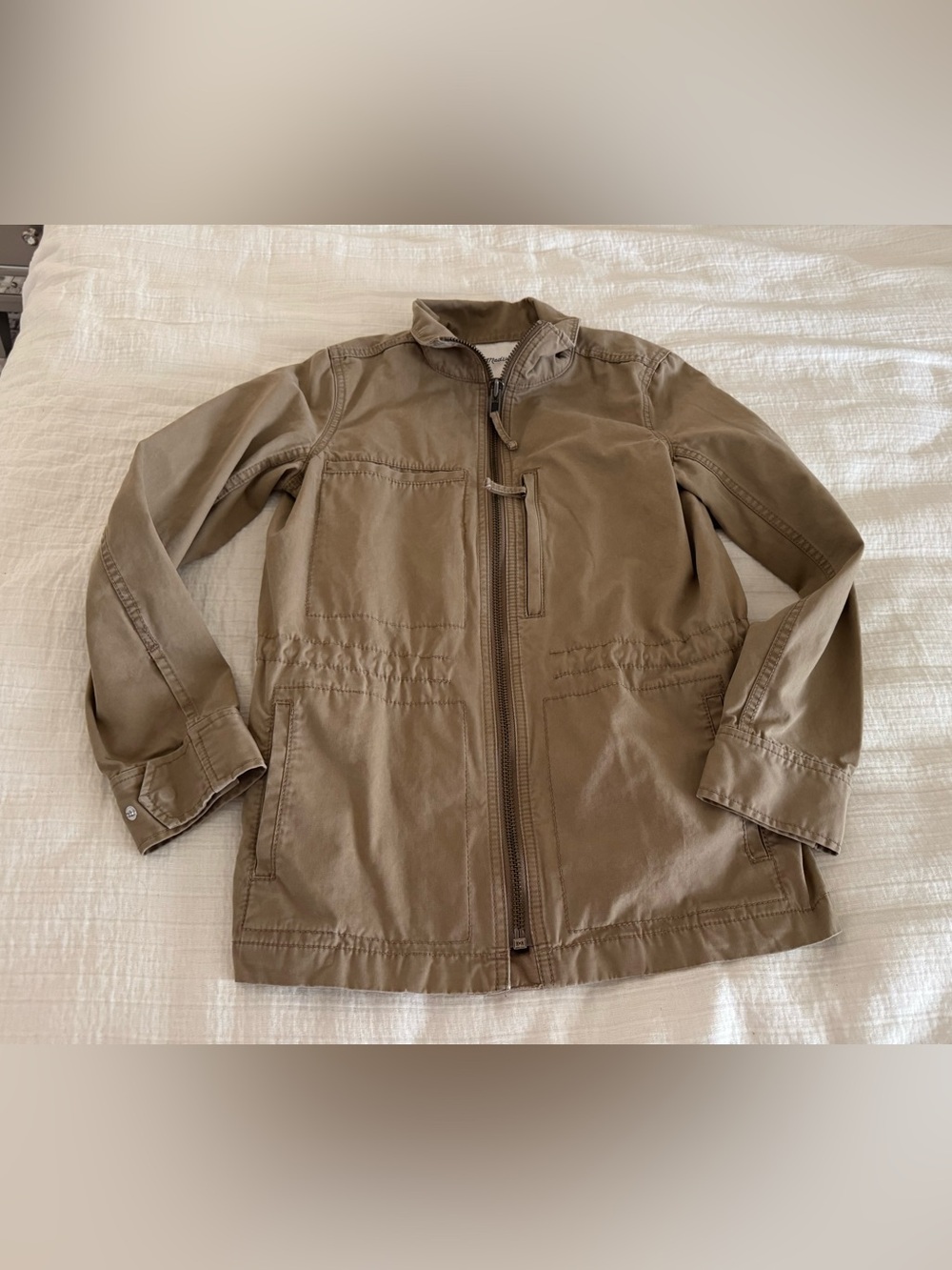 Madewell Tan Khaki Utility Field Jacket Size Small